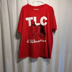 Red TLC Graphic T-Shirt